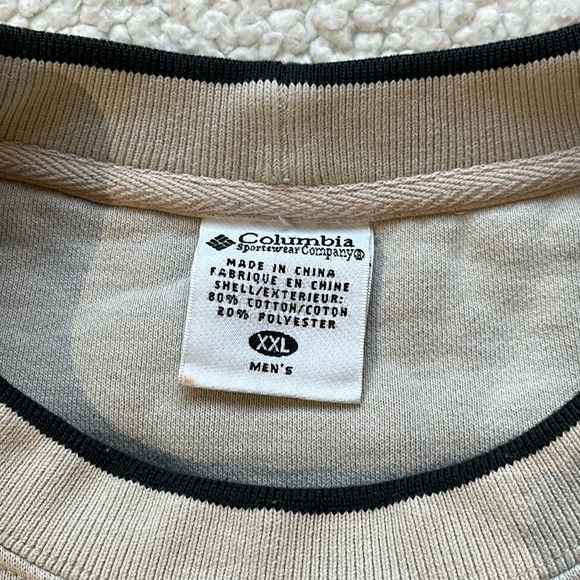 Rare Vintage 90s Columbia Thick Essential Embroidered Crewneck Sweatshirt - Picture 5 of 6